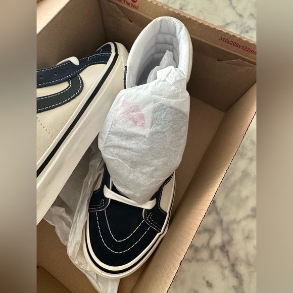 VANS SK8-HI OG Navy White Black - Picture 3 of 12